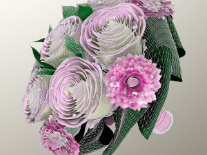 bouquet of brides Modelo 3D