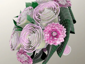 bouquet of brides 3D Model
