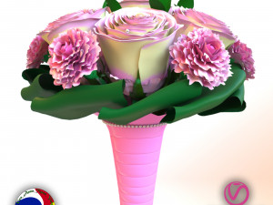 bouquet of brides Modelo 3D