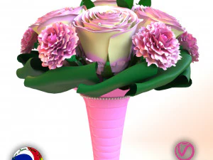 bouquet of brides 3D Model