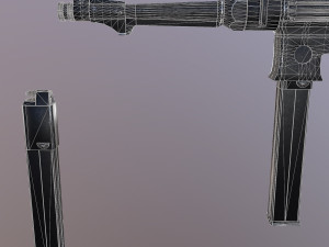 submachine mp 38 40 Modello 3D