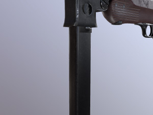 submachine mp 38 40 Modello 3D