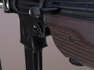 submachine mp 38 40 Modello 3D