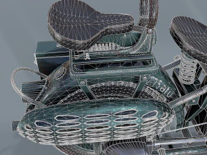 motocicletta tedesca r 75 schwarz grau ww2 Modello 3D