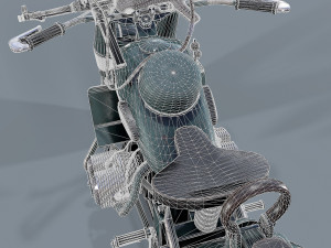 german motorcycle r 75 schwarz grau ww2 Modelo 3D