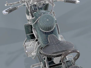 motocicletta tedesca r 75 schwarz grau ww2 Modello 3D