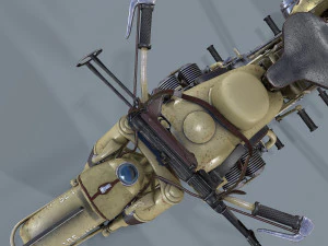 german motorcycle r 75 ww2 3D Model