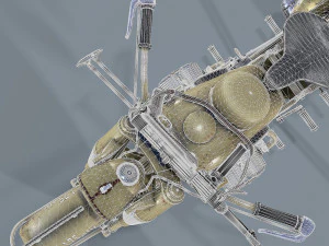 german motorcycle r 75 ww2 3D Model
