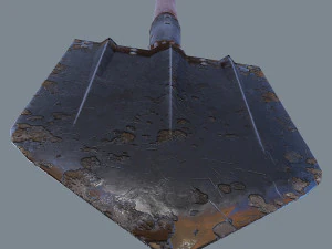 german sapper shovel ww2 3D Model