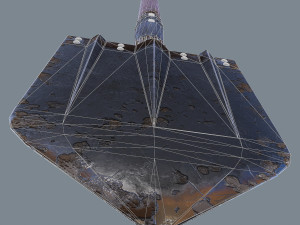 german sapper shovel ww2 Model 3D