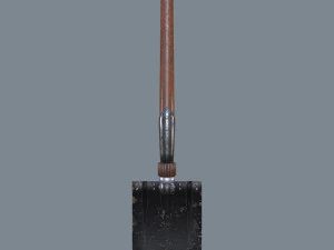 german sapper shovel ww2 3D Model