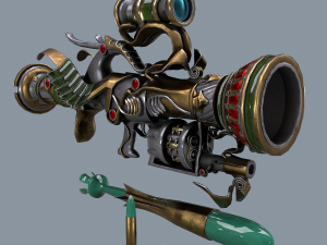 fantasy rifle 1 Modelo 3D