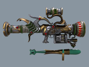 fantasy rifle 1 3D Model