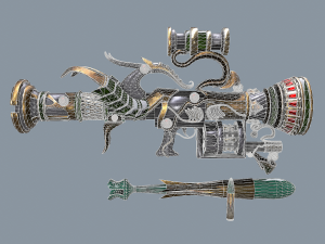 fantasy rifle 1 Modelo 3D