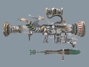 fantasy rifle 1 3D Model