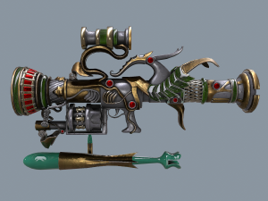 fantasy rifle 1 Modelo 3D