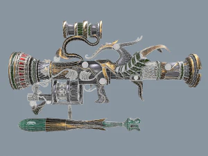 fantasy rifle 1 3D Model