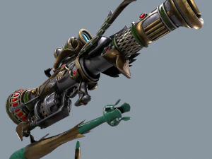 fantasy rifle 1 3D Model