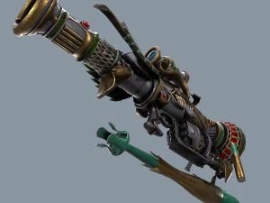 fantasy rifle 1 3D Model