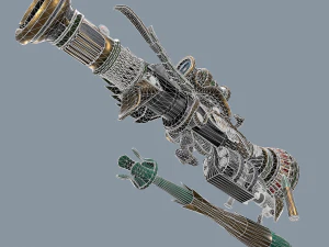 fantasy rifle 1 3D Model