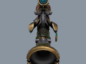 fantasy rifle 1 Modelo 3D