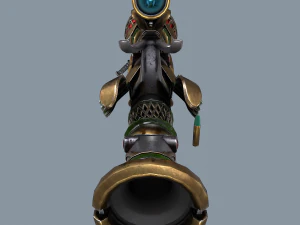 fantasy rifle 1 3D Model