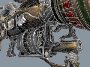 fantasy rifle 1 3D Model