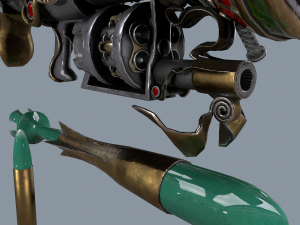 fantasy rifle 1 Modelo 3D