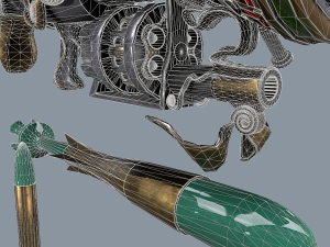 fantasy rifle 1 Modelo 3D