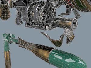 fantasy rifle 1 3D Model