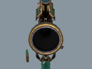 fantasy rifle 1 3D Model