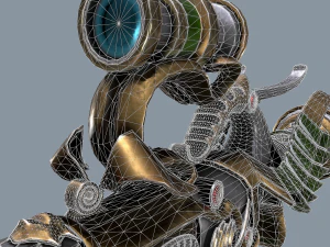 fantasy rifle 1 3D Model