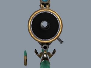 fantasy rifle 1 Modelo 3D