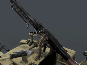german motorcycle with sidecar ww2 3D Model