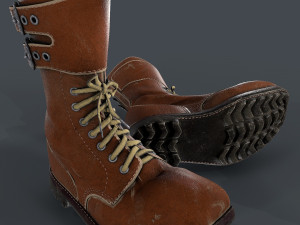 army boots legion 3D Model