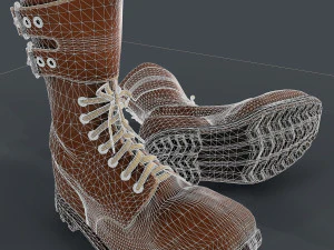 army boots legion 3D Model