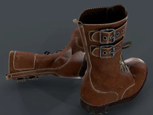 army boots legion 3D Model