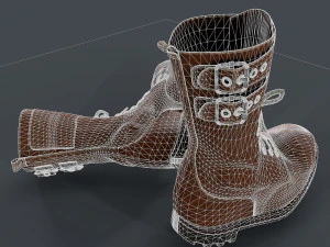 army boots legion 3D Model