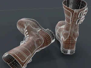 army boots legion 3D Model