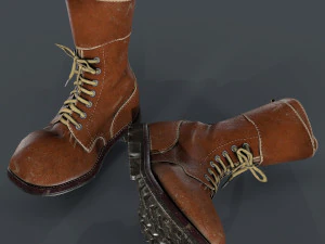 army boots legion 3D Model