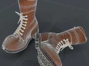 army boots legion 3D Model