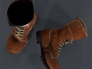 army boots legion 3D Model