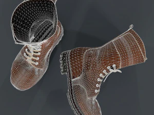 army boots legion 3D Model
