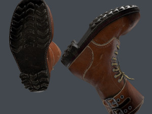 army boots legion 3D Модель