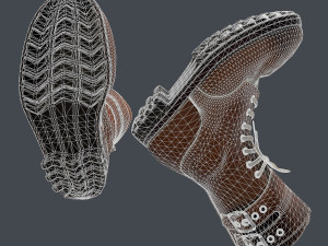 army boots legion 3D Модель