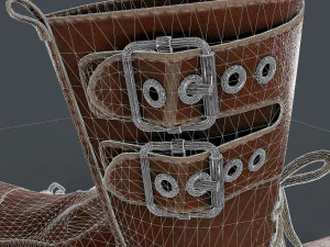 army boots legion 3D Model