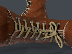army boots legion 3D Model