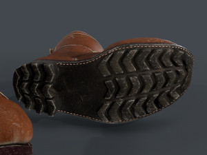 army boots legion 3D Модель