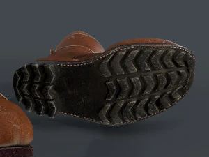 army boots legion 3D Model
