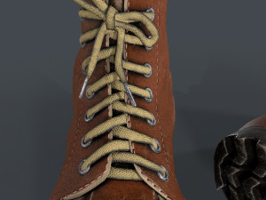 army boots legion 3D Модель